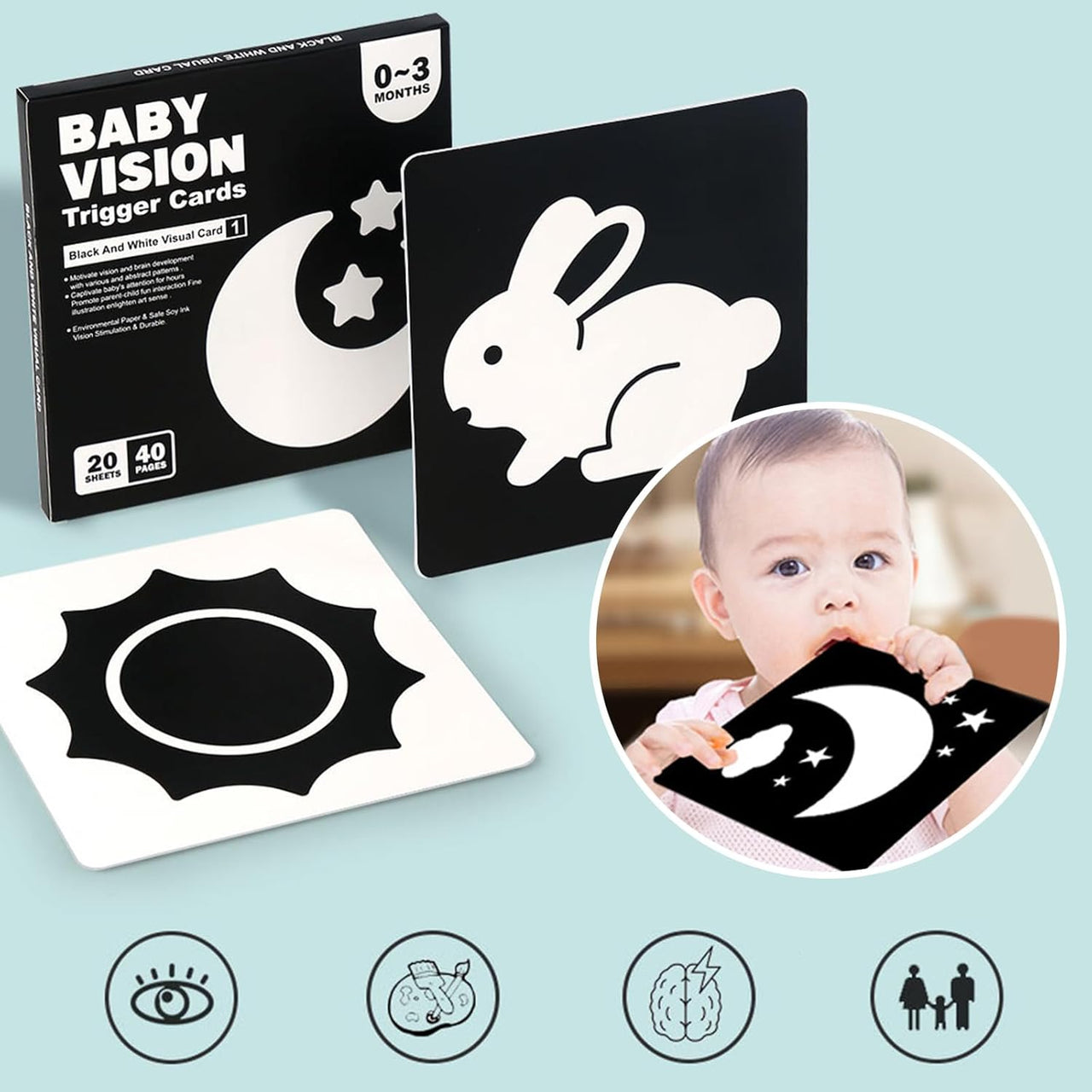 VisionBook – Educational & Informative – Baby Cognition Picture Book