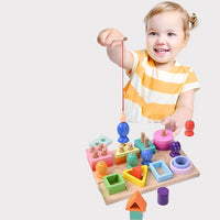 Thumbnail for Colorful Fishing - Creative & Educational - Wooden Fishing Game