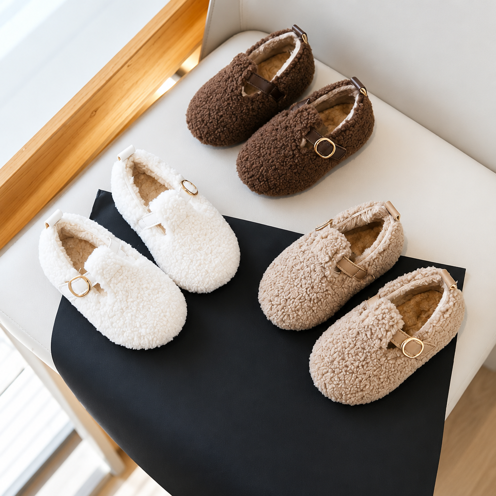 WarmSteps – Comfortable & Cozy – Plush Winter Shoes for Kids