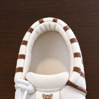 Thumbnail for TinyToes – Soft & Warm – Baby's First Shoes with a Striped Design