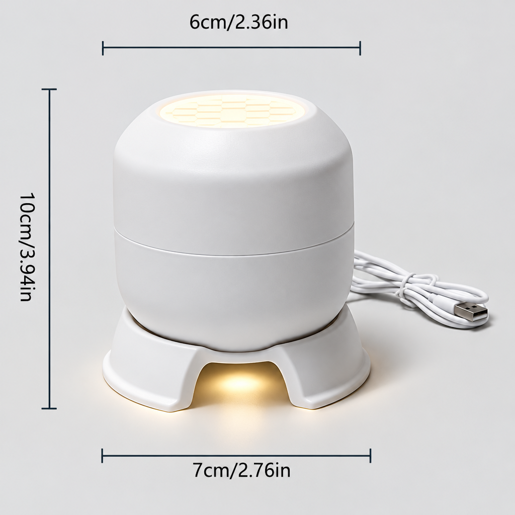 FrostyLight – Magical & Atmospheric – Rotating Projector Lamp (Christmas & Halloween)