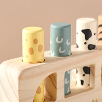 Thumbnail for PressBus – Montessori & Educational – Wooden Press Play Bus