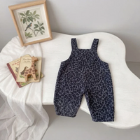 Thumbnail for LeopardChic – Trendy & Comfortable – Girls' Overalls with Leopard Print