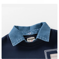 Thumbnail for CoolJunior – Warm & Stylish – Boys' Sweater with Denim Collar