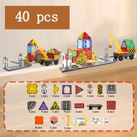 Thumbnail for MagnetoTrack – Creative & Playful – Magnetic Tiles Car Set