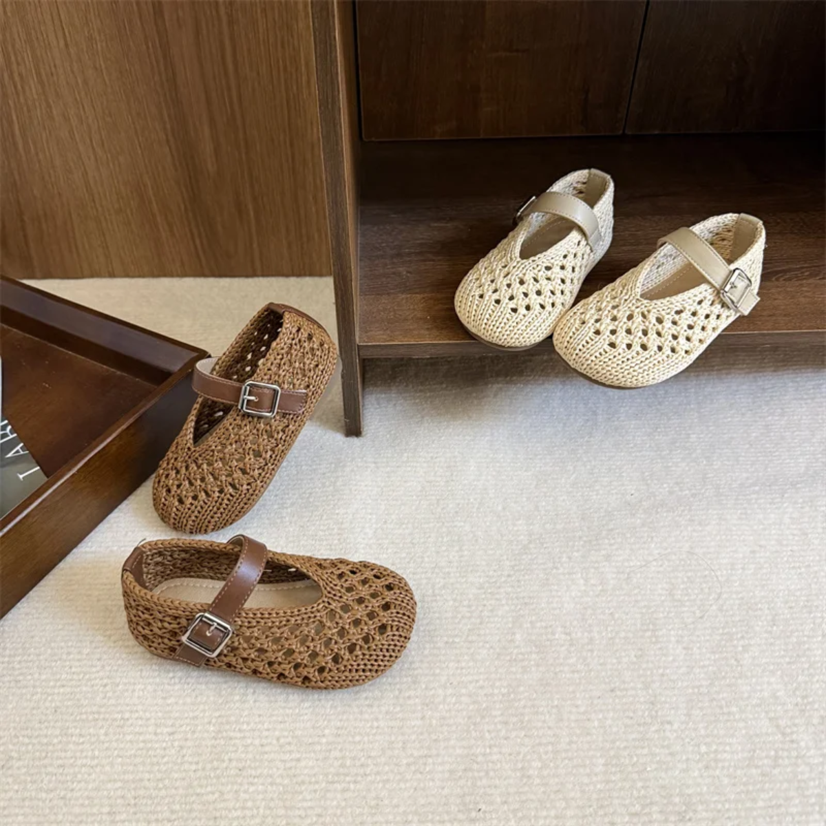 LittleWalkers – Comfort & Breathability – Mary Jane Ballerinas