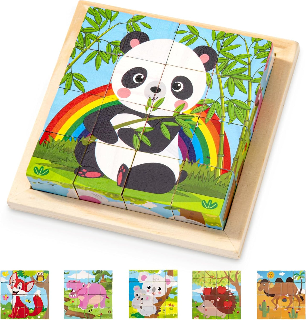 CubePuzzle – Fun & Educational - 3D Wooden Blocks Puzzle