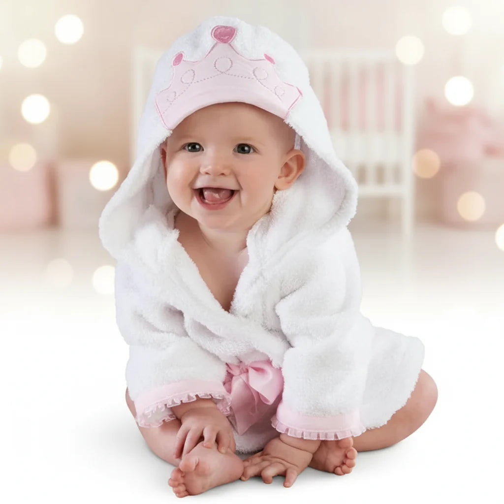CozyNest – Soft & Absorbent – Bathrobe with Animal Design
