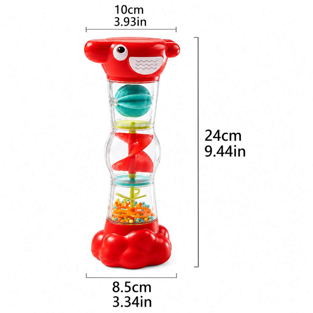 SensoryTube – Colorful & Educational – Sensory Rainbow Pipe Rattle