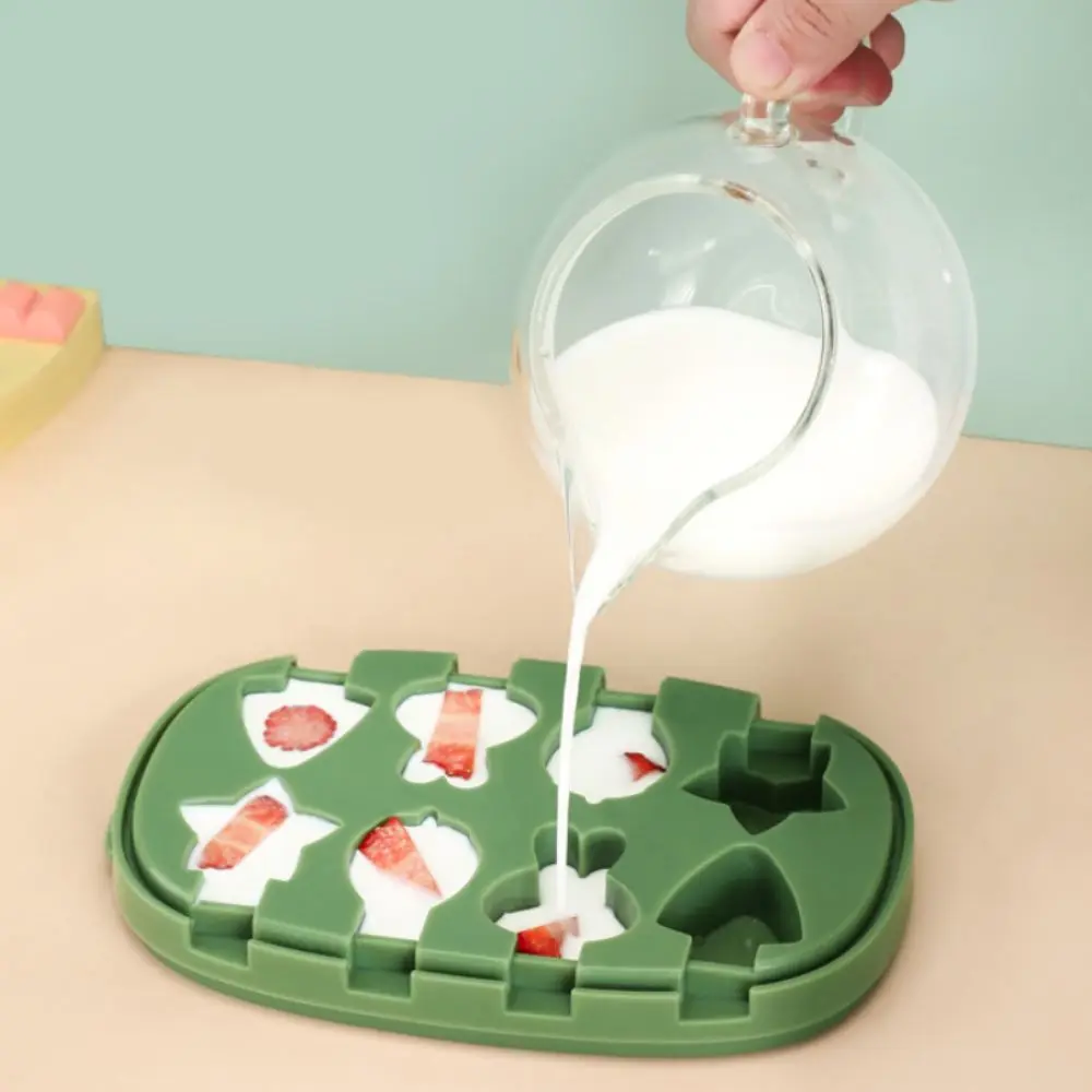 LollyFun – Creative & Practical – Silicone Popsicle Mold with Storage Container