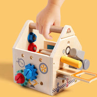 Thumbnail for Busy Box™ - Discover & Learn - Wooden Activity Box
