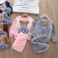 Thumbnail for CozyBear – Warm & Soft – Kids' Track Suit with Bear Print