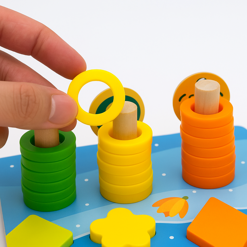 Woods™ | Skill development - Montessori Wood Play Board