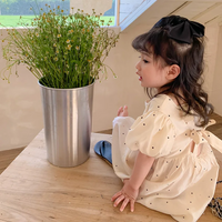 Thumbnail for LittleTwinkle – Soft & Comfortable – Children's Dress with Double Bows