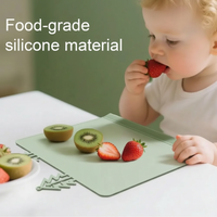 Thumbnail for BabySafe – Practical & Hygienic – Silicone Placemat with Raised Edge
