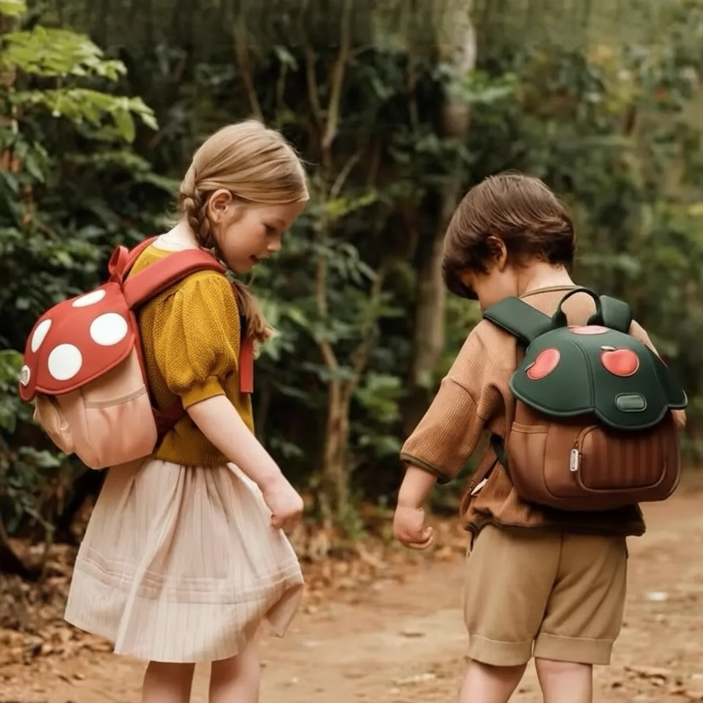 MushroomPack – Cute & Practical – Kids' Backpack Design