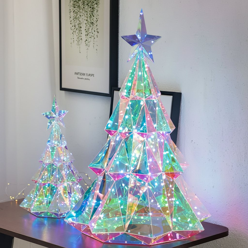 CrystalGlow – Festive & Charming – Decorative LED Christmas Tree
