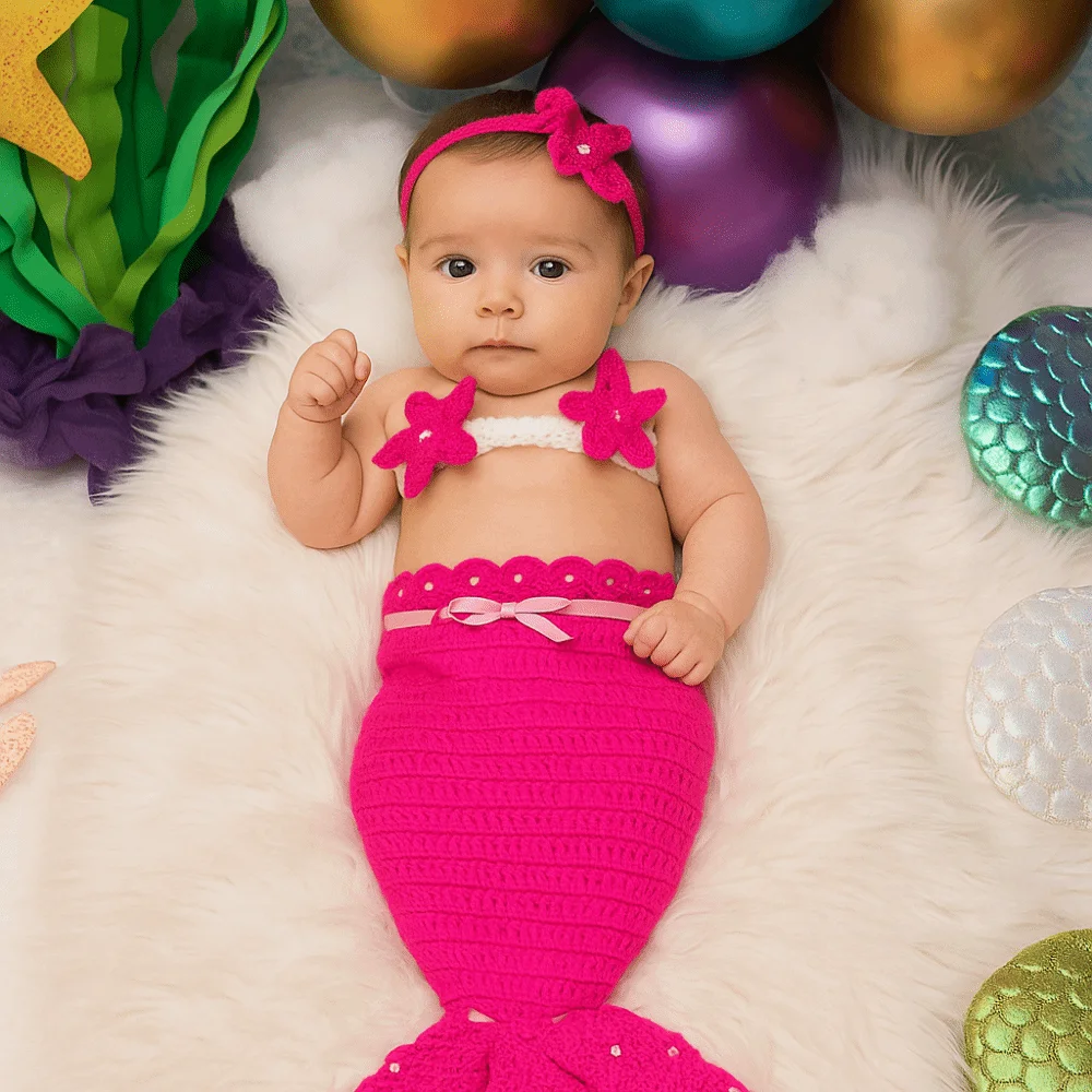 OceanPrincess – Enchanting & Comfortable – Baby Mermaid Set