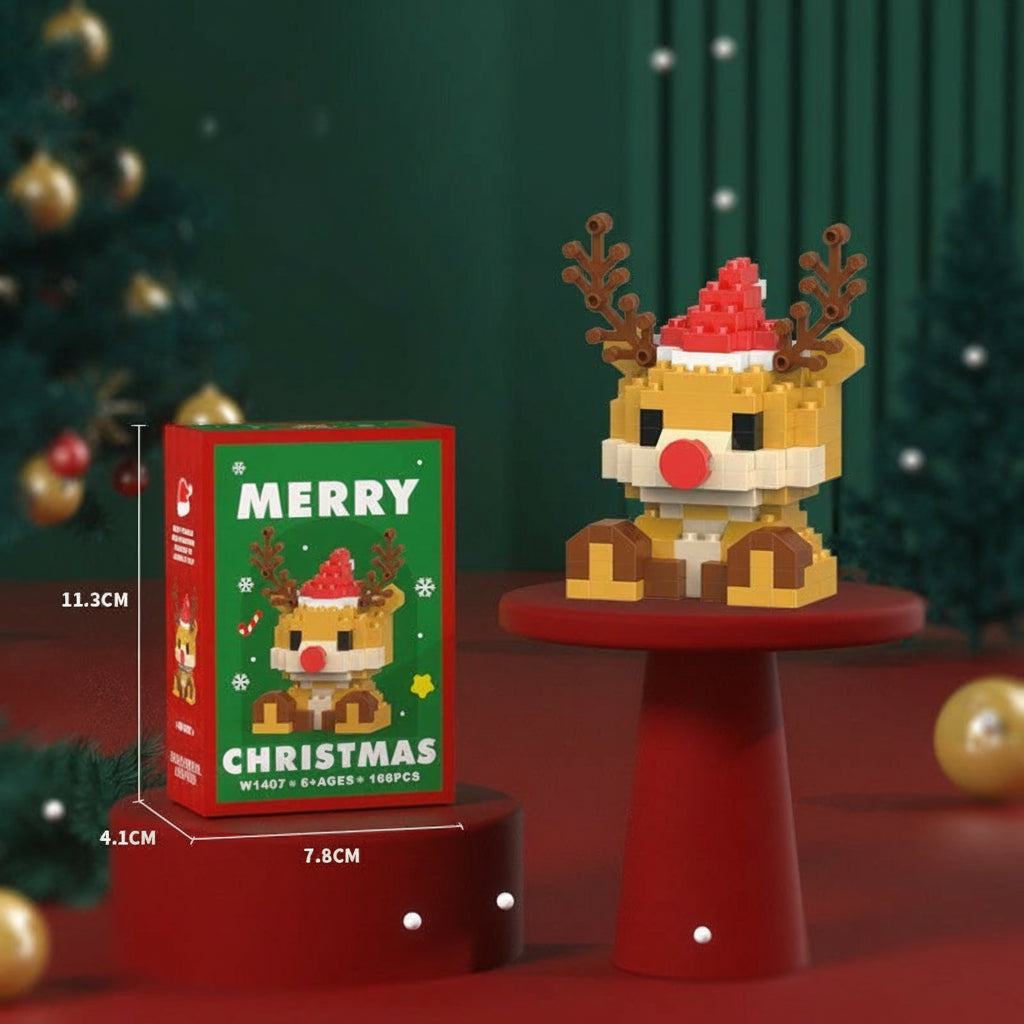 HolidayBlocks – Cheerful & Decorative – Christmas Mini Building Blocks