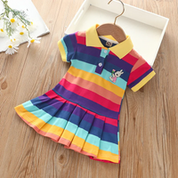 Thumbnail for RainbowBabe – Fresh & Colorful – Kids' Polo Dress