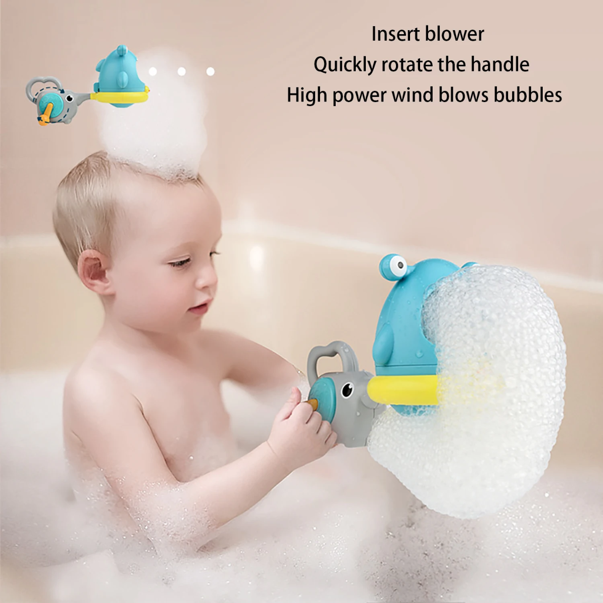 BubblePlay – Educational & Fun – Crab Bubble Bath Toy
