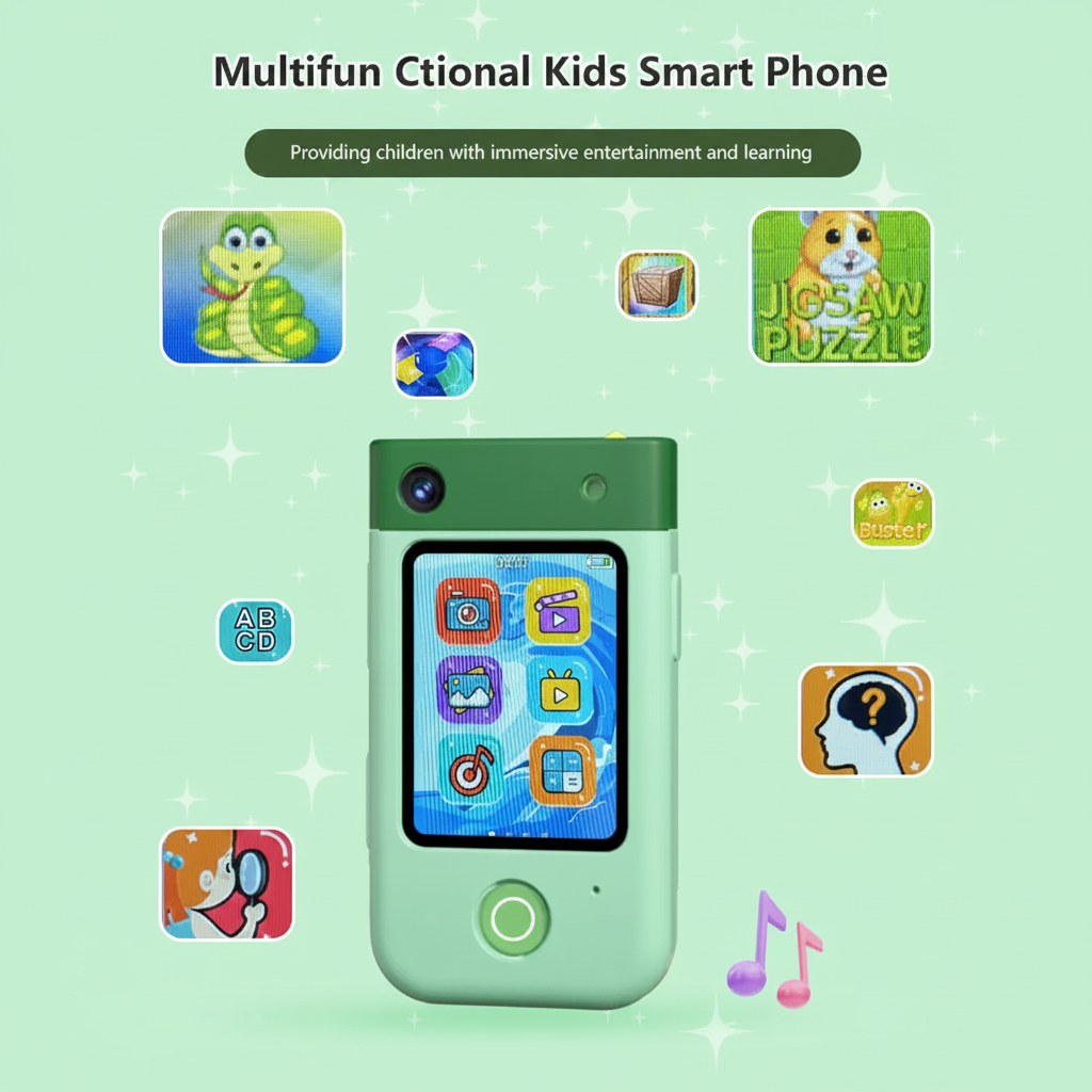 KiddoPhone – Educational & Interactive – Kids' Smartphone with Camera and Games
