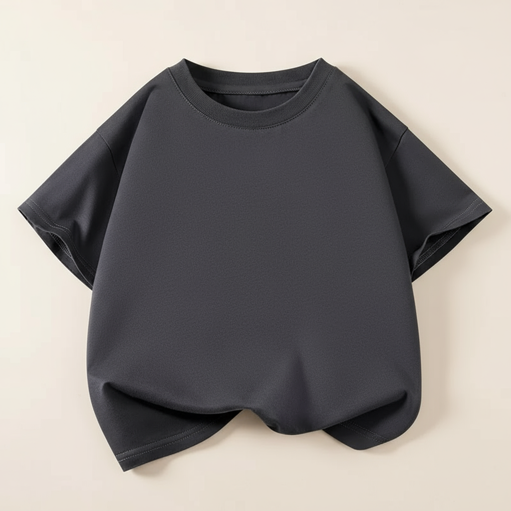 SimpleWear – Casual & Soft – Relaxed Fit T-shirt with Round Neck