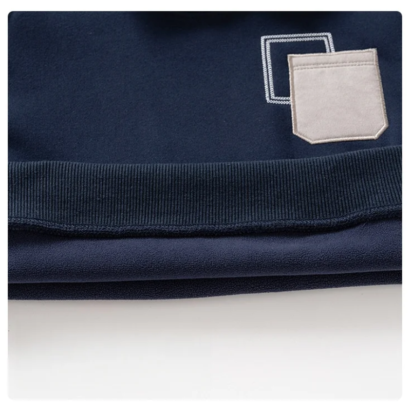 CoolJunior – Warm & Stylish – Boys' Sweater with Denim Collar