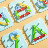 Thumbnail for ShapeGenius – Creative & Educational – Geometric Pegboard Puzzle