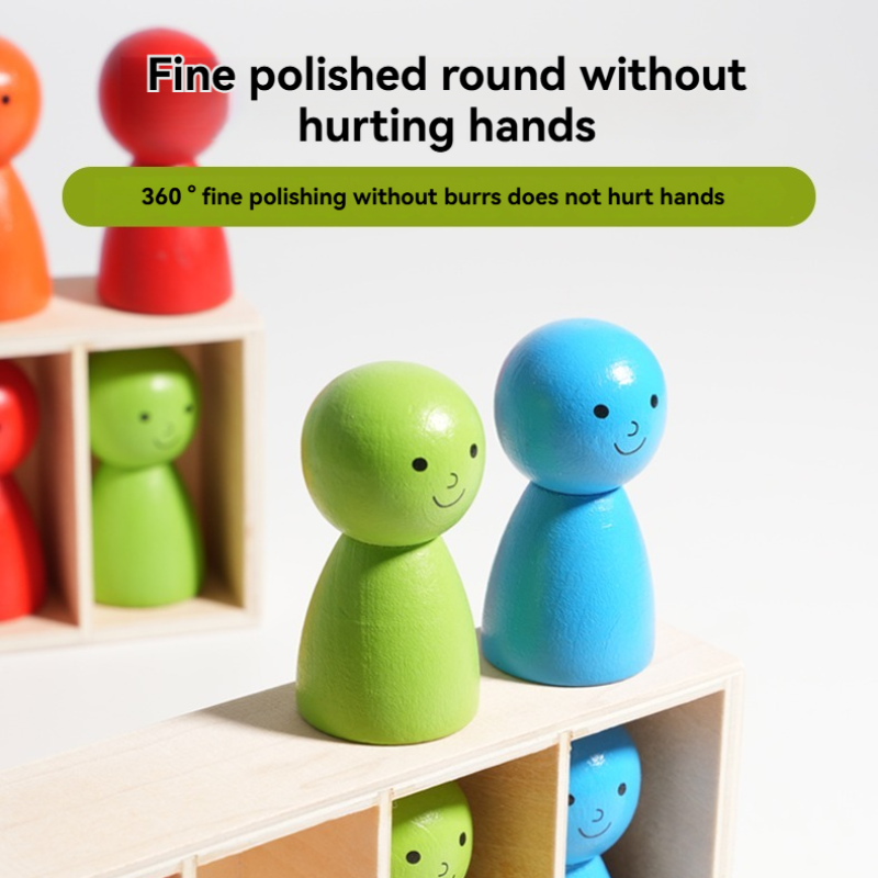 WoodenMatch – Smart & Playful – Montessori Color Game