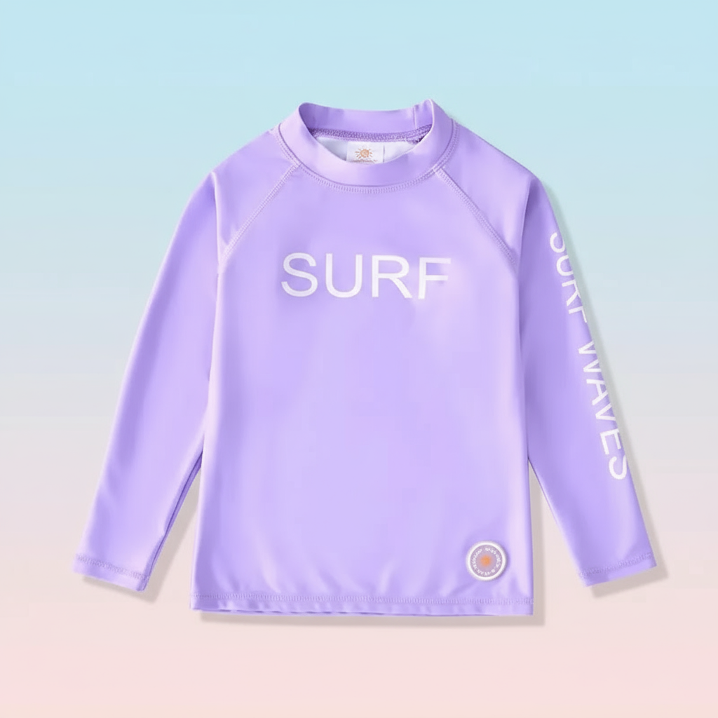 SunShield – Protective & Flexible – Children's Long-Sleeved Surf Shirt with UPF 50+