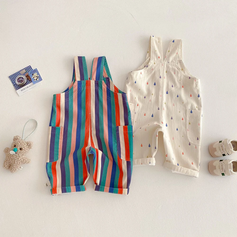 TinyStyle – Playful & Comfortable – Children's Overalls with Print