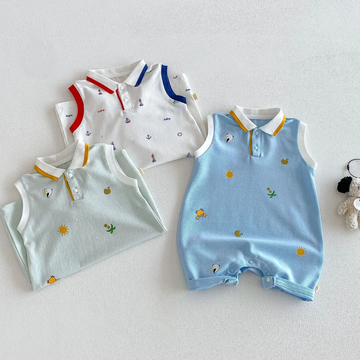 SunnyBaby – Comfortable & Cute – Polo Romper for Babies