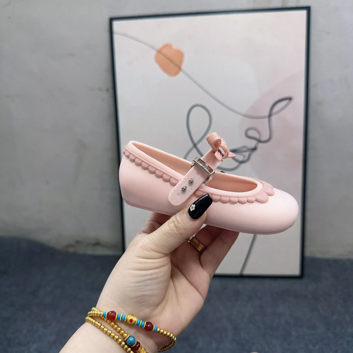 MiniChic – Elegance & Style – Children's Slippers with a Bow