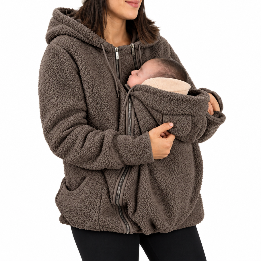 MamaNest – Warm & Practical – 2-in-1 Carrier Jacket for Mom and Baby