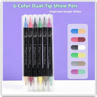 Thumbnail for ArtShine – Colorful & Sparkling – Double-Sided Glitter & Glow-in-the-Dark Marker Set