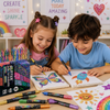 ArtShine – Colorful & Sparkling – Double-Sided Glitter & Glow-in-the-Dark Marker Set