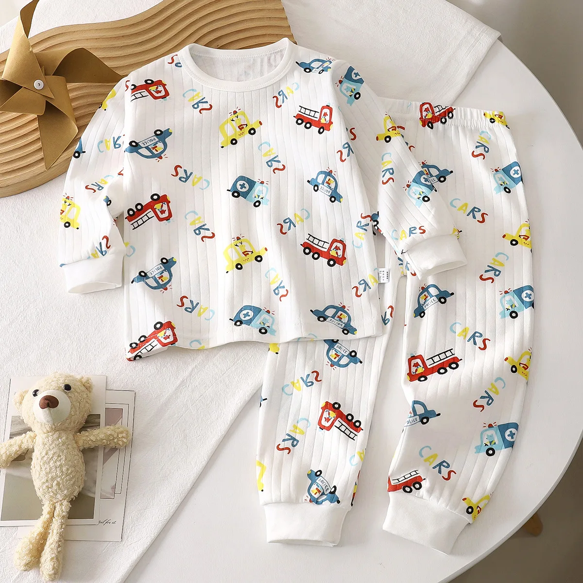 LittleDreamer – Soft & Warm – Cotton Children's Pajama Set