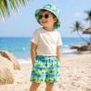 Beach Set – Colorful & stylish – Printed swim trunks & hat
