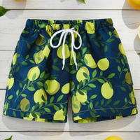Thumbnail for Beach Shorts – Lightweight & playful – Tropical Kids' Swim Trunks