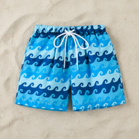 Thumbnail for Beach Shorts – Lightweight & playful – Tropical Kids' Swim Trunks