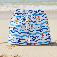 Thumbnail for Beach Shorts – Lightweight & playful – Tropical Kids' Swim Trunks
