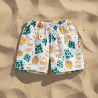 Thumbnail for Beach Shorts – Lightweight & playful – Tropical Kids' Swim Trunks