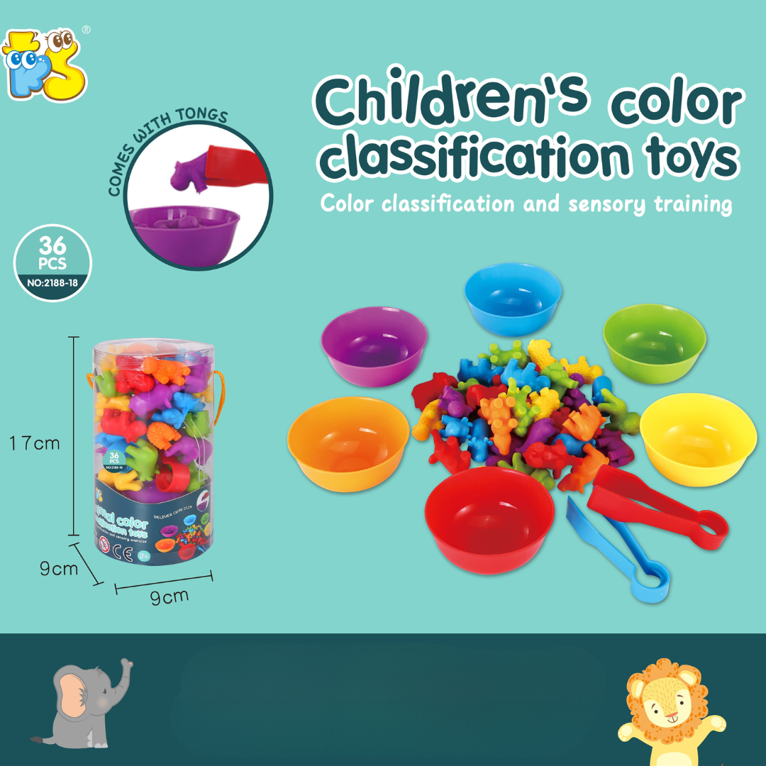 Rainbow Teddy Bears Toys™ - Educational & Creative - Rainbow Counting Bears