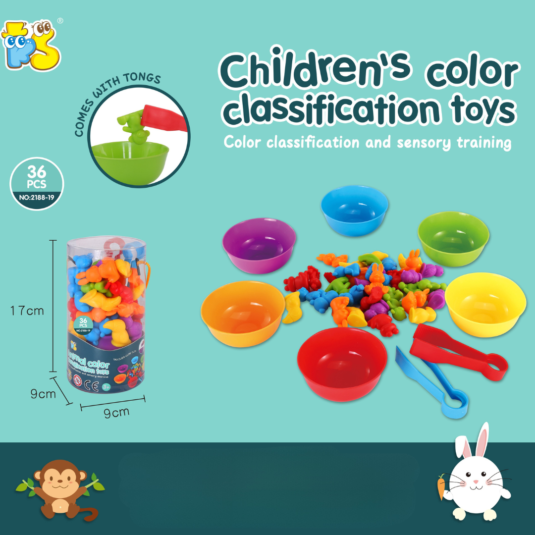 Rainbow Teddy Bears Toys™ - Educational & Creative - Rainbow Counting Bears