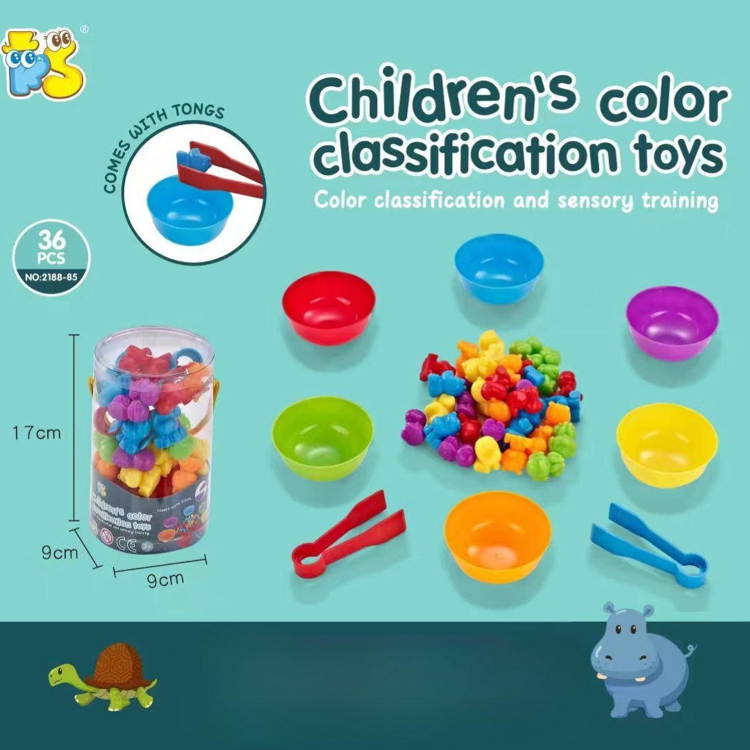 Rainbow Teddy Bears Toys™ - Educational & Creative - Rainbow Counting Bears