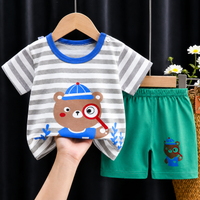 Thumbnail for Mini Fashion™ - Lion print - Boys Summer Set