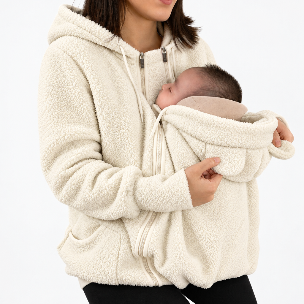 MamaNest – Warm & Practical – 2-in-1 Carrier Jacket for Mom and Baby