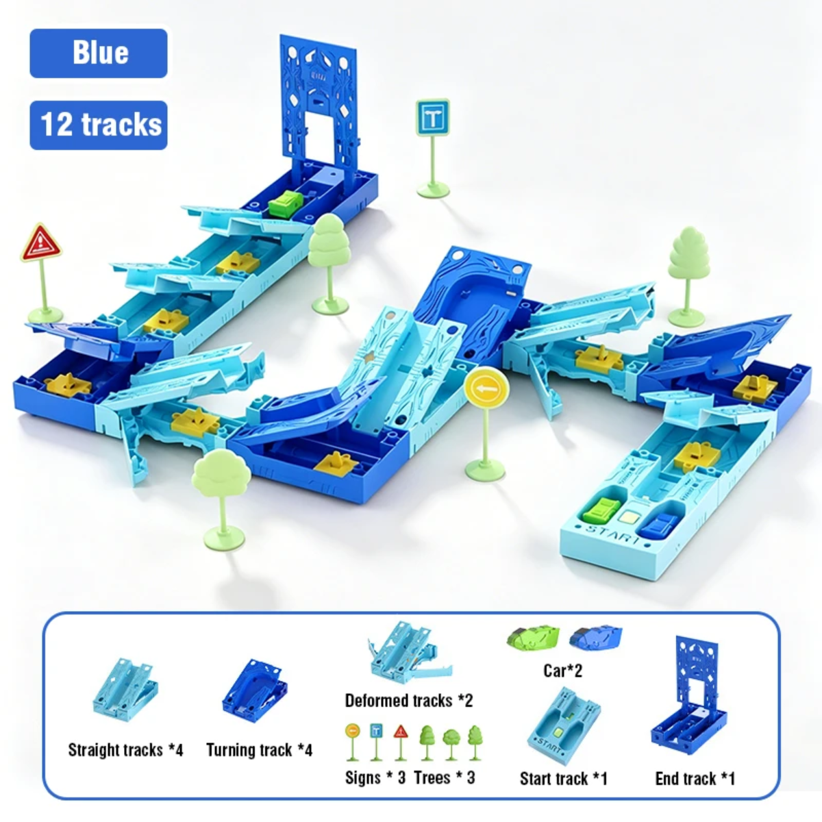 GravityRacer – Educational & Fun – DIY Vehicle Track Set