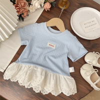 Thumbnail for Polo Premium – Soft & Cute – T-shirt with Lace Trim